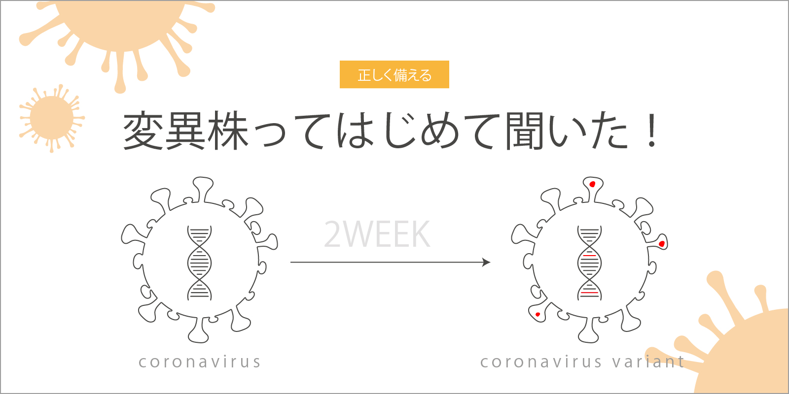 変異株」ってはじめて聞いた！ | Health Amulet（ヘルスアミュレット）